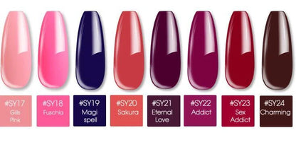 15g Coloured Crystal Nail Extension Glue for vibrant, durable nail art