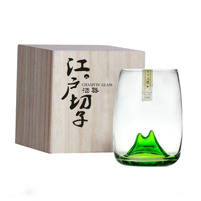 Elegant crystal whisky glasses with intricate hand-blown design, perfect for enjoying premium spirits in style.