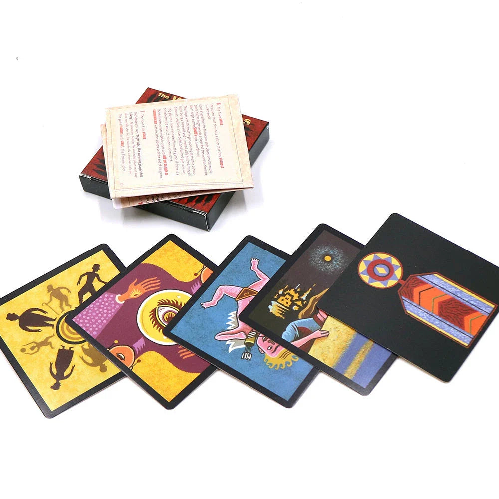 Vibrant Werewolf party board game with English rules for 8-18 players, ages 10 and up