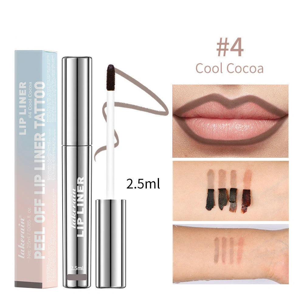 Premium Matte Lip Liner in various shades, including rose pink, neutral mauve, brow, and cool cocoa