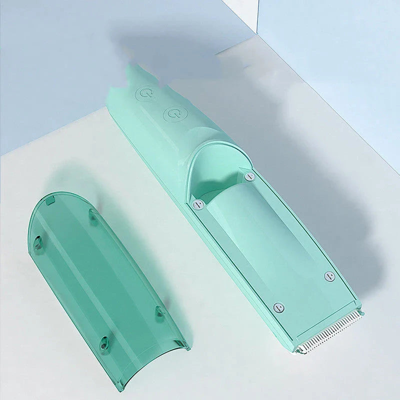 Cordless electric baby hair clipper with suction function for safe, mess-free haircuts