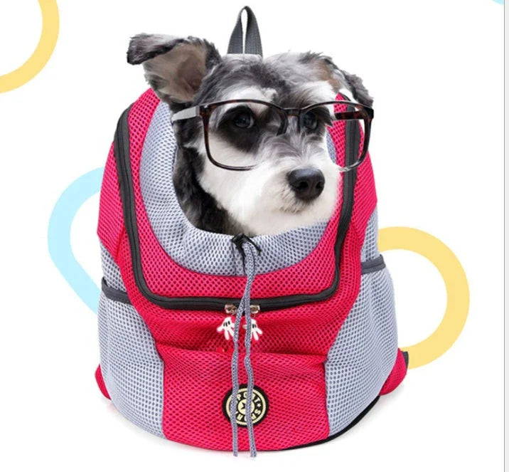 Premium pet carry bag in various colours, featuring breathable mesh panels and reinforced handles for easy transport of your furry companion.
