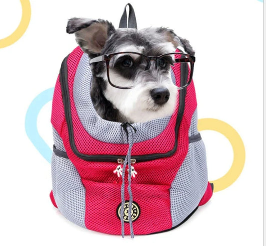 Premium pet carry bag in various colours, featuring breathable mesh panels and reinforced handles for easy transport of your furry companion.