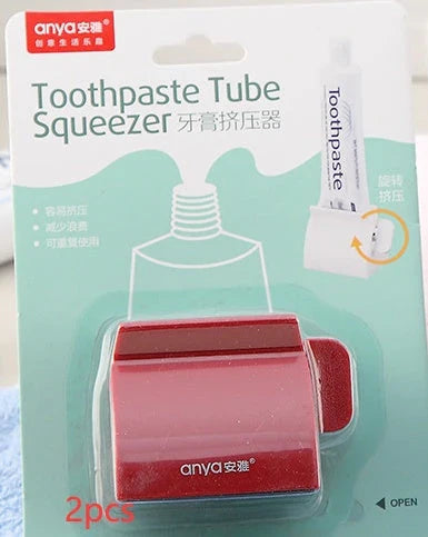All-in-One Toothpaste Tube Squeezer - Convenient Toiletry Organizer for Bathroom