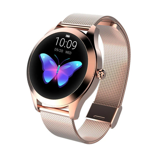 Chivo KW10Pro women's smart watch with fine steel strap and ultra-thin dial