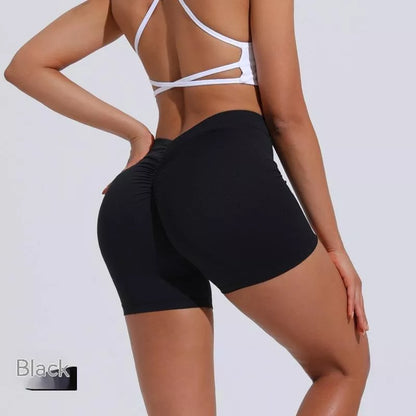 Women's nylon tight shorts for training and running in various colours
