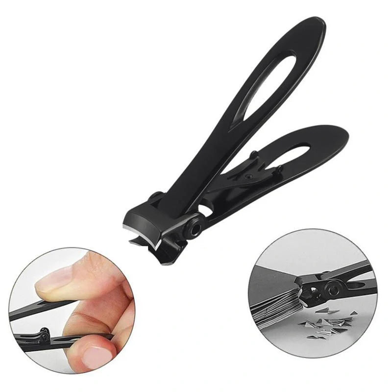 Stainless steel thick nail clippers for easy and precise toenail trimming