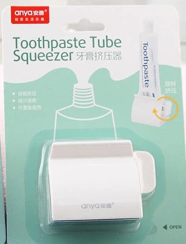 All-in-One Toothpaste Tube Squeezer - Convenient Toiletry Organizer for Bathroom