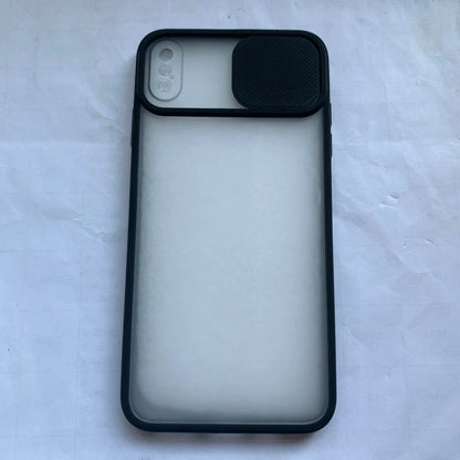Frosted Surface Camera Protection Mobile Phone Case with Starry Sky Design