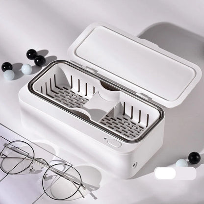 EraClean Ultrasonic Cleaning Machine in Snow Mountain White, Peach Powder, and Lime Green