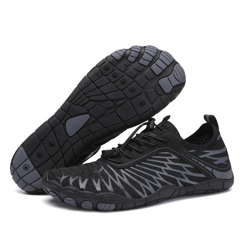 Smmer Water Shoes with non-slip rubber sole and mesh upper in various colours