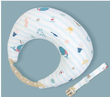 Multifunctional nursing pillow with adjustable cushion and washable cover in various colors