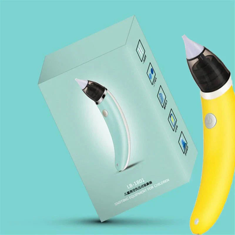 Electric Nasal Aspirator with Adjustable Suction Levels for Gentle Mucus Removal in Babies