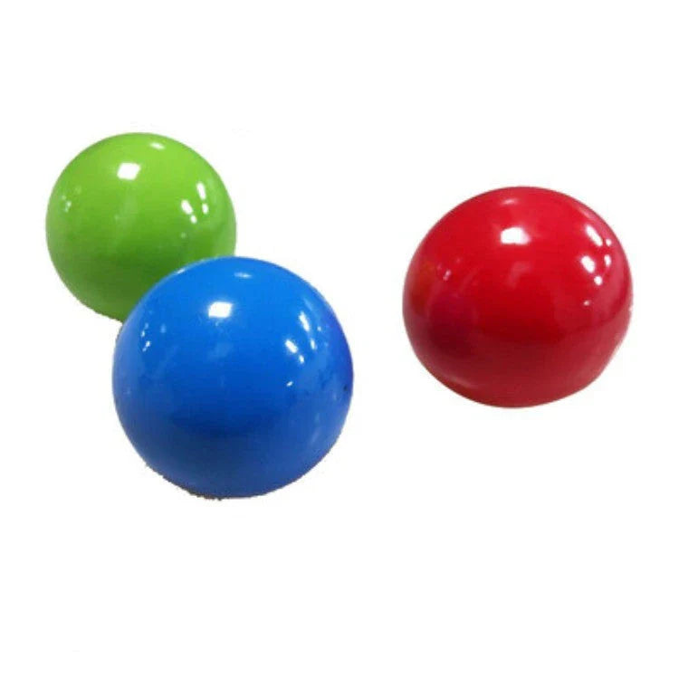 Premium Luminous Sticky Stress Relief Balls in various colors and sizes, with a glow-in-the-dark feature for a captivating and soothing relaxation experience.