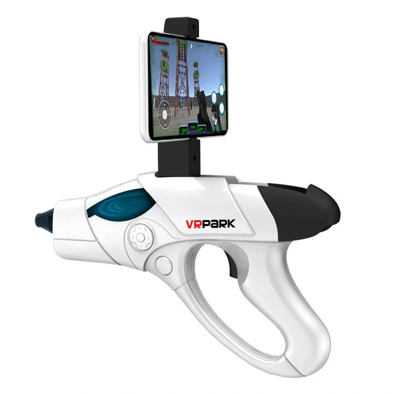 AR Toy 4D Remote Sensing Game Gamepad with Smart Bluetooth Pistol Phone Holder