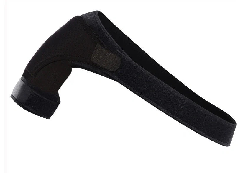 Adjustable neoprene shoulder support brace for dislocation and arthritis pain relief