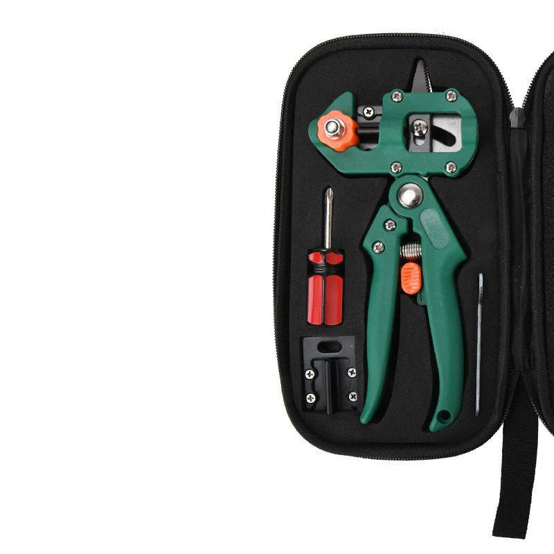 Tool steel grafting pruning shears for precise branch shaping
