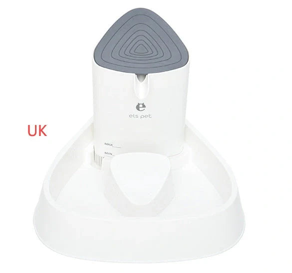 1.5L automatic pet water fountain with LED light and 4-layer filter