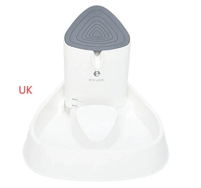 1.5L automatic pet water fountain with LED light and 4-layer filter