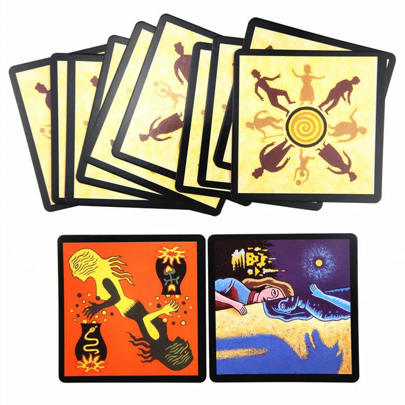 Vibrant Werewolf party board game with English rules for 8-18 players, ages 10 and up