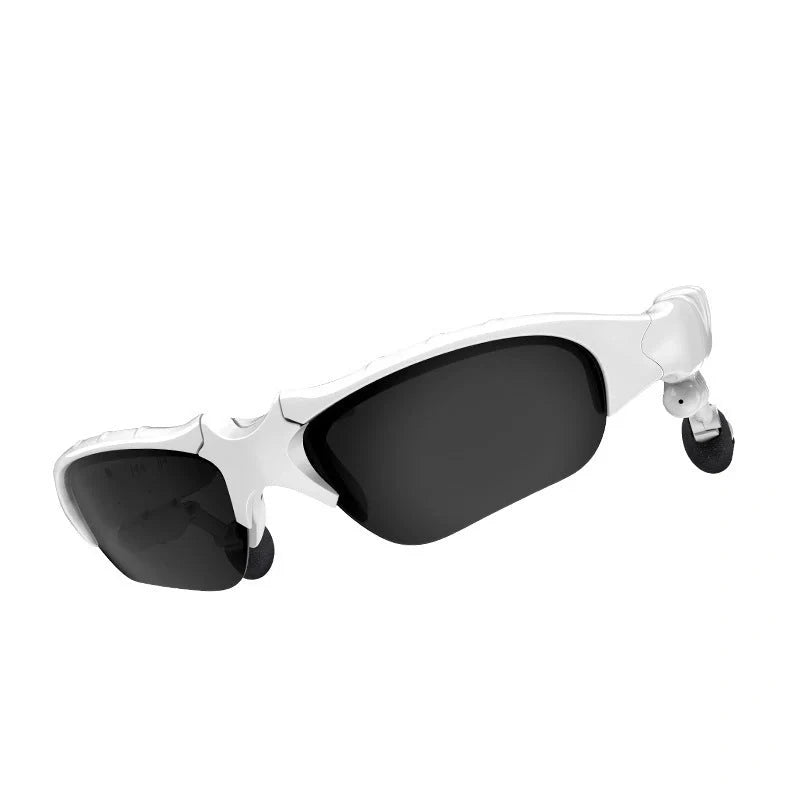 Bluetooth 5.0 Smart Sunglasses with wireless headphones and microphone for high-fidelity audio and eye protection
