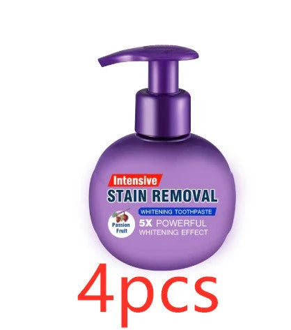 Premium Blueberry Whitening Toothpaste with Baking Soda - Naturally Refreshing Oral Care Solution