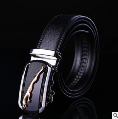 Premium leather automatic buckle belt in multiple styles and sizes