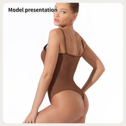 Elegant solid colour women's bodysuit, sleek and stylish design for any occasion.