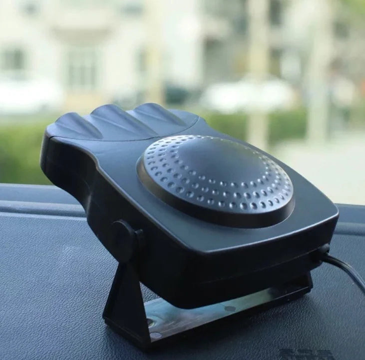 Portable Windshield Defroster with dual cooling and heating functions in black red