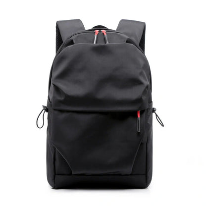Stylish nylon backpack with multiple compartments for everyday use