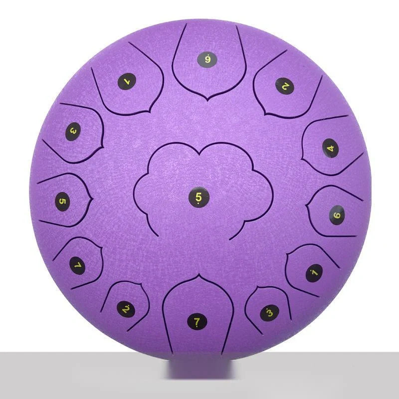 12-inch 13-tone Ethereal Drum in vibrant colours