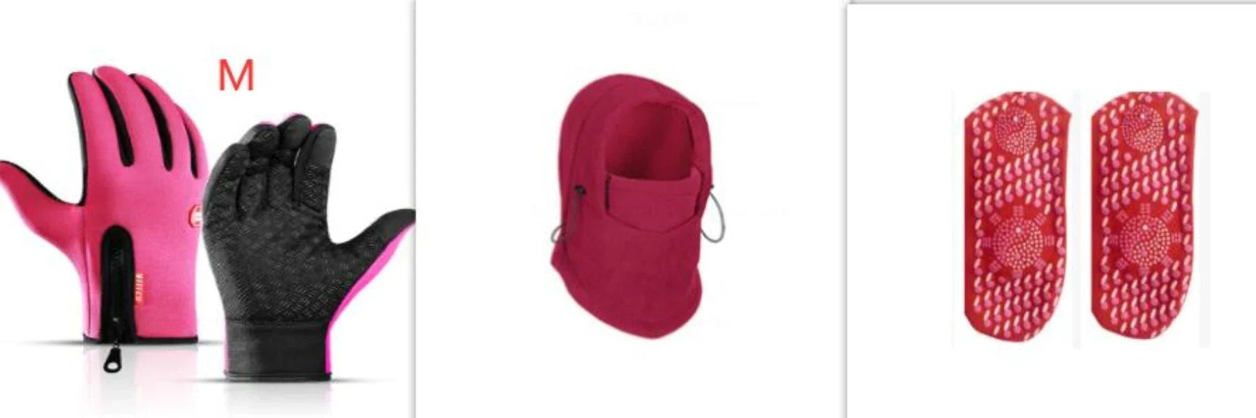 Versatile outdoor winter headwear with a warm fleece hat, face mask, and neck scarf for cold weather protection