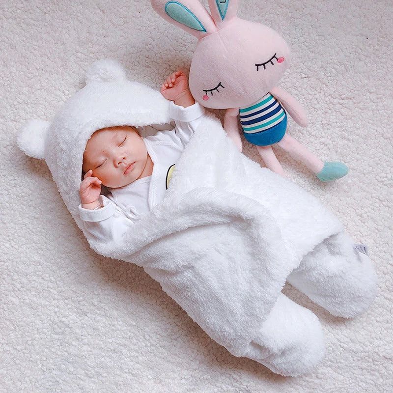 Cozy and soft baby sleeping bag in various colors for newborns and infants up to 9 months old