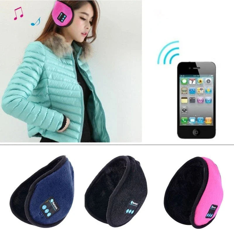 Stylish Bluetooth Earmuffs with hands-free calling and music controls for the British winter
