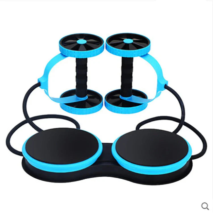 Premium versatile fitness roller with soft, sponge-like wheels for a smooth, full-body workout experience