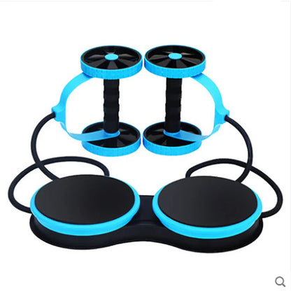 Premium versatile fitness roller with soft, sponge-like wheels for a smooth, full-body workout experience