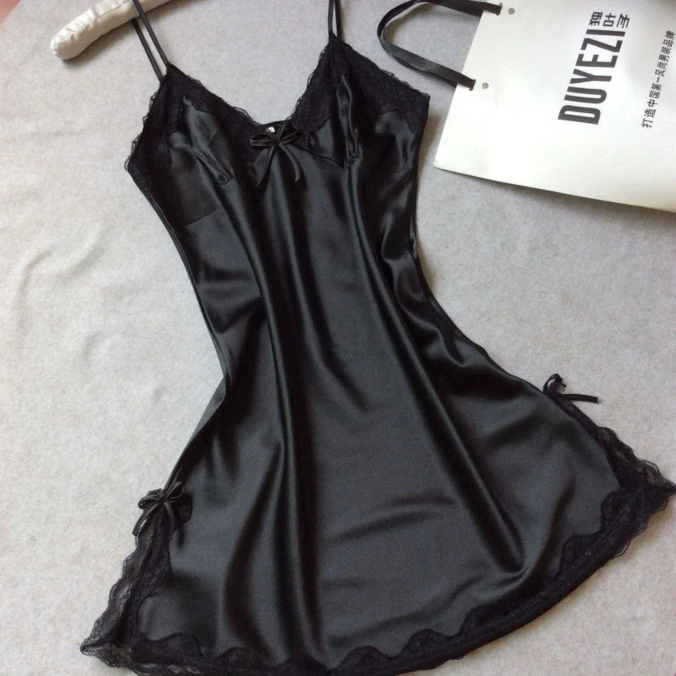 Silk sling pajamas in various colours for summer comfort