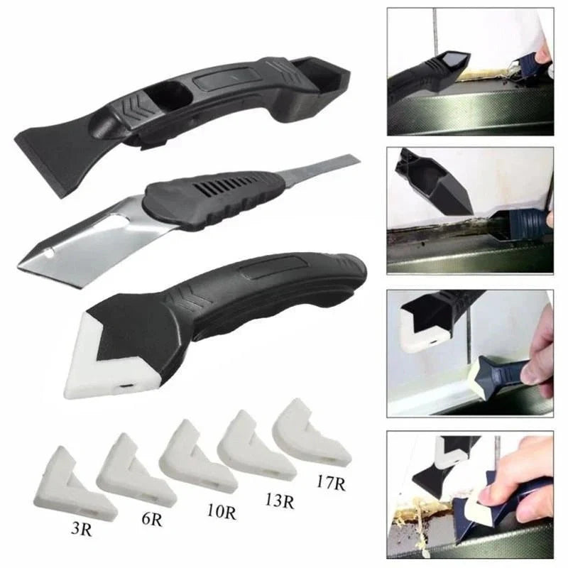 3 in 1 Silicone Removal and Caulking Tool Kit for home and professional use