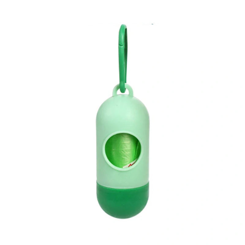 Eco-friendly dog poop bags in various colours for pet waste cleanup