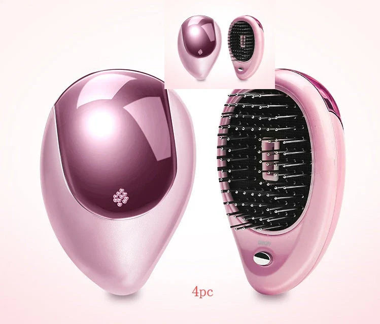 Relaxing Vibration Massage Hair Comb with Negative Ions for Soothing Scalp and Shiny, Healthy Hair