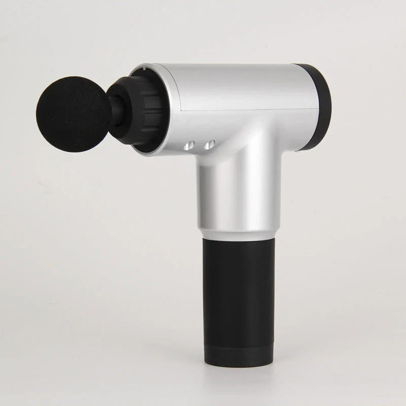 Premium muscle massage gun with interchangeable heads for targeted relief and relaxation