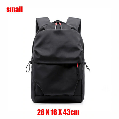 Stylish nylon backpack with multiple compartments for everyday use