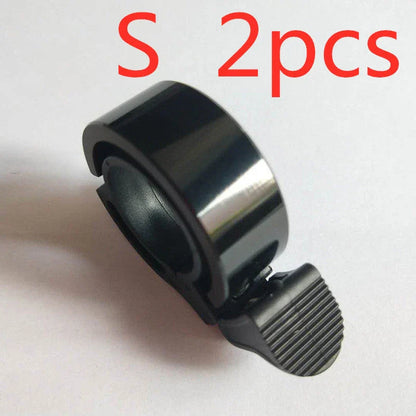 Stylish aluminium bicycle bell with clear, 90-decibel sound for enhanced safety and style on your mountain bike or road cycle