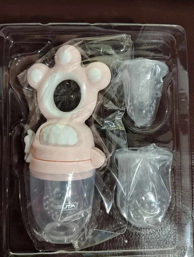 Premium Baby Pacifier Feeder with Soft Silicone Mesh - Hassle-Free Feeding for Healthy Molar Development