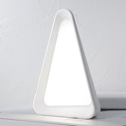 Adjustable flip-up LED night light with USB charging, dimmable brightness, and compact, creative design perfect for desks or bedside tables