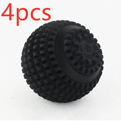 Premium vibrating massage ball with 4 adjustable vibration modes for muscle relaxation and recovery