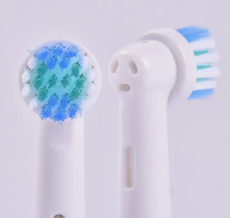 Premium Oral-B compatible electric toothbrush heads with durable construction and thorough cleaning action for a brighter, healthier smile.