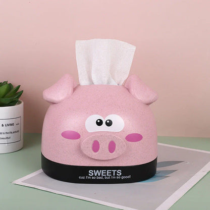 Stylish tissue box organiser with mobile phone holder in various colours for living room decor