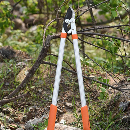 High-Efficiency Anvil Garden Shears with lever drive system, premium materials, and ergonomic design for effortless gardening tasks.