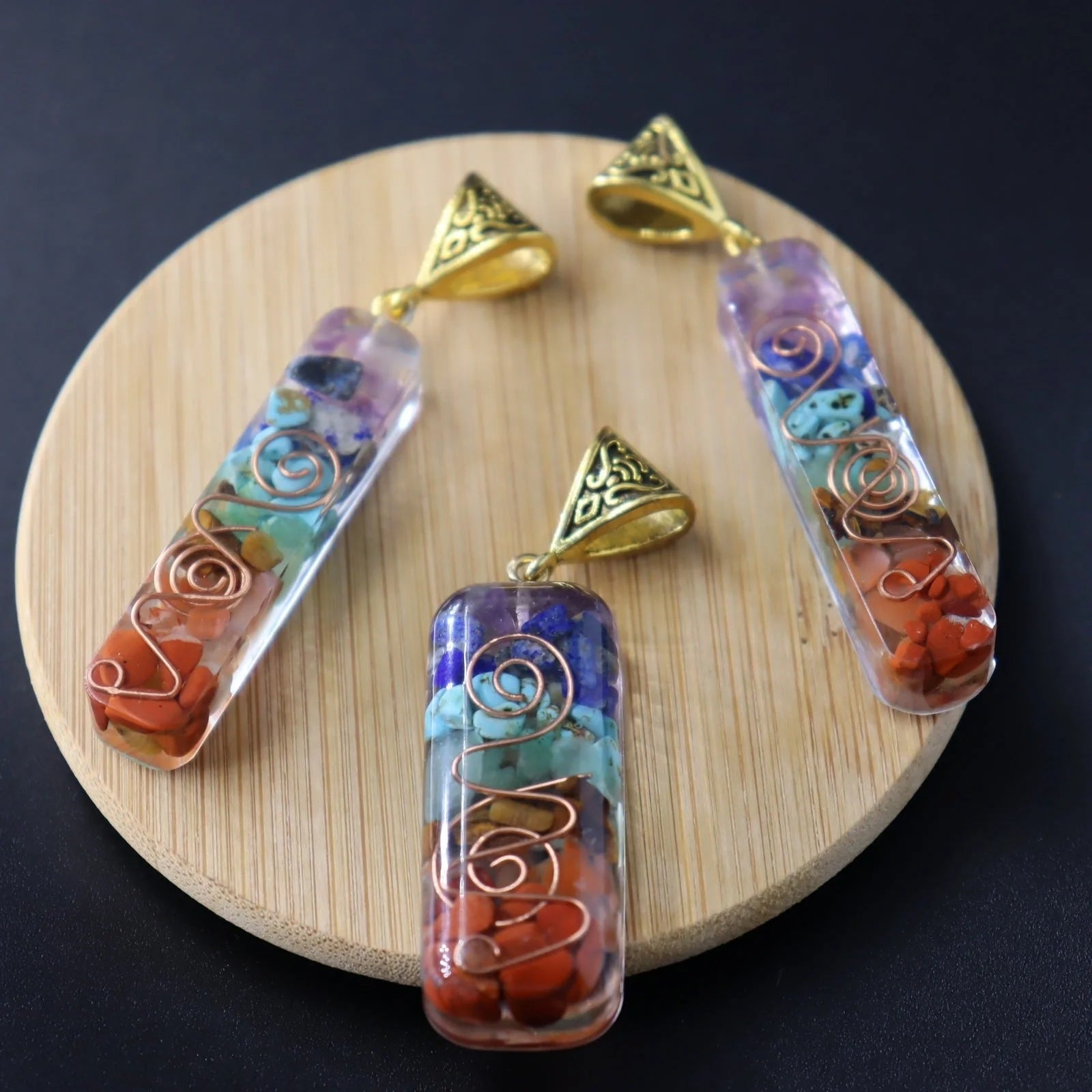 Elegant Chakra-Infused Crystal Pendant: Mindful British-Designed Jewellery for Spiritual Wellness